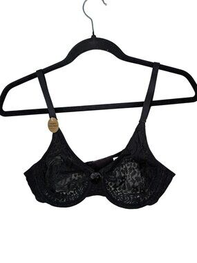 Wacoal Womens Black Halo Lace Bra 36B 851205